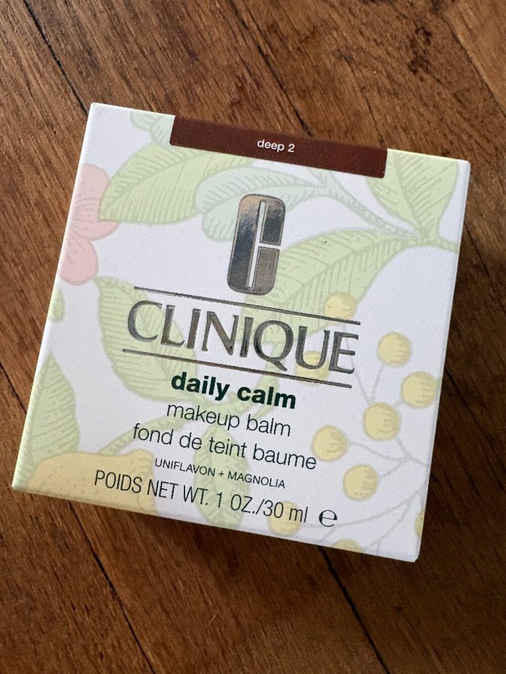 Clinique Daily Calm Makeup Balm Foundation Shade Deep 2